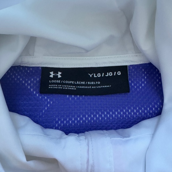 Under Armour Girl's Youth Windbreaker Jacket - Picture 4 of 6